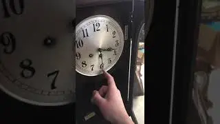 Seth Thomas wall clock No. 102 chiming and striking