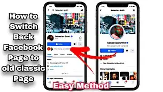How to switch Back Facebook Page to Classic page from New page Experience | Covert New Page To Old