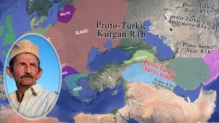 Indo-European hybrid model & Proto-Turkish Zagros tribes R1a & R1b Nostratic tribes (2015)