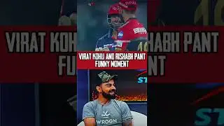 Virat Kohli and Rishabh Pant funny moments in IPL 😂 