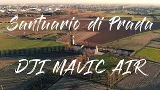 The magic of sunset in winter at the Sanctuary of the Madonna di Prada in Mapello MAVICAIR