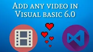 How to add any video in visual basic 6.0 // easiest tutorial ever 