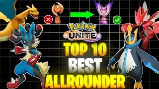 Top 10 Strongest Allrounder in Pokemon Unite for Solo Ranking 