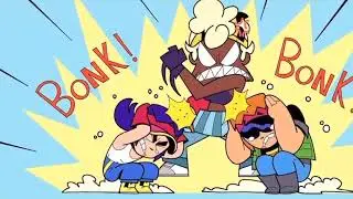 Fang, Buster and Maisie being goofy. 