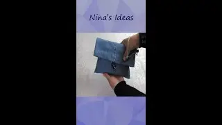 DIY Denim Bag Purse - Convert Old Jeans Into Fold Over Clutch - Denim Bag Purse - Old Jeans Crafts