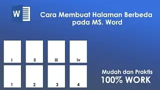 Cara Membuat Nomor Halaman Berbeda dalam 1 Dokumen Word