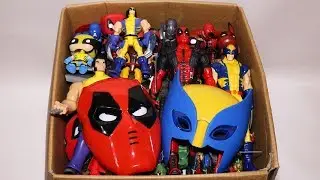 Box of Toys: Marvel Mashers, Cars, Deadpool, Wolverine Action Figures and More