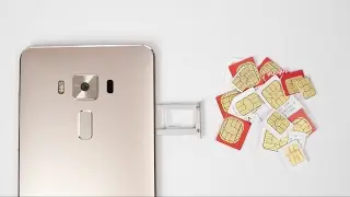 ASUS Zenfone 3 Deluxe - Ersteinrichtung, SIM-Karte und micro SD einlegen