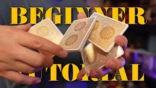 Beginner Card Shuffling Tutorial! (Easy Cardistry!) 