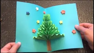 DIY 3D Christmas Pop Up Card | Very Easy | How to make | TCraft