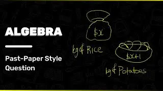 Solving a CXC Style Past Paper Question on Worded Problems - Algebra