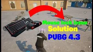 Mouse lock issue in PUBG 4.3 | Solution ✅