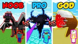 Minecraft NOOB vs. PRO vs. GOD: SUPER MOB BOSS BATTLE in Minecraft! (Animation)