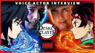 Tanjiro & Giyu from Demon Slayer | Zach Aguilar & Johnny Yong Bosch | Voice Actor Interview
