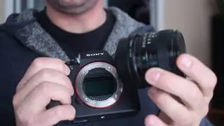 Fotodiox lens mount adapter with Canon FD glass and Sony mirrorless camera