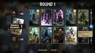 Gwent 58 minutes of the Season Of Wolf Nilfgaard Witcher Deck