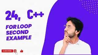 C++ for loop second example