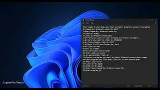 How to Block Internet Access of Program in Kaspersky Internet Security 2022