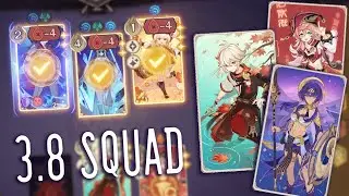 Kazuha, Candace and Yanfei Meet Fatui | Genshin Impact TCG