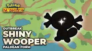 Shiny Paldean Wooper (Outbreak) in Pokemon Scarlet & Violet