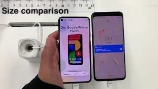 Pixel 5 vs. Pixel 4 XL vs. Pixel 4a (size comparison)