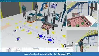 How to design Assembly work cell by Tecnomatix Process Simulate