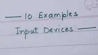 10 Examples Of Input Devices | Types Of Input Devices