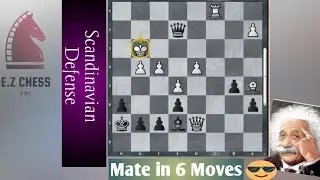 Blunders Made Opponent Greedy in Scandinavian Defense