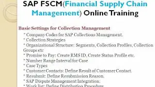 SAP Financial Supply Chain Management Online Training