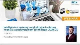 SICK Webinar | Inteligentne systemy antykolizyjne i ochrony mienia z użyciem technologii Lidar 2D