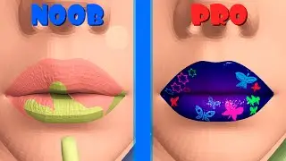 Lip Art 3D! - All Levels Part #3 (iOS, Android)
