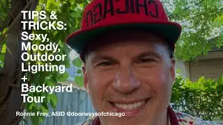 Tips & Tricks: Sexy, Moody Outdoor Lighting & Backyard Tour