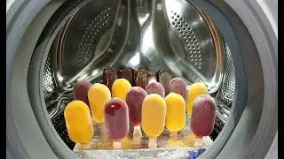 Experiment - Ice Cream - in a Washing Machine - Mini Mix