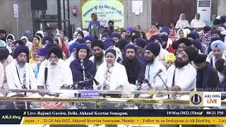 003 Delhi 19May2022 ThuEve Akhand Keertan Bibi Japneet Kaur Jee Faridabad