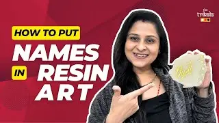 It's No more a Secret Now. Watch this to Discover How to add Golden  Names Permanently in RESIN #art
