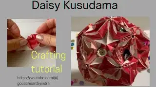 @gouacheartbyindra How to craft Daisy Kusudama /Tutorial /Origami