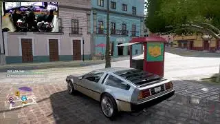 Drifting DeLorean DMC-12 Forza Horizon 5