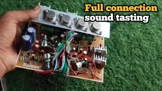 3773 Amplifier Board Wiring & Sound Test | High Power Audio 💯