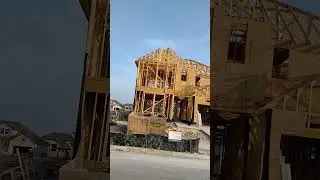 WorkDay10-This is how houses constructed in USA-House frame side covers #austintexas #tripointehomes