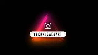 How to make a neon light effect triangle Instagram intro to kinemaster | Technical Bari