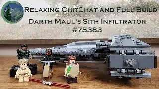Relaxing Chitchat and Full Build Lego Darth Maul's Sith Infiltrator