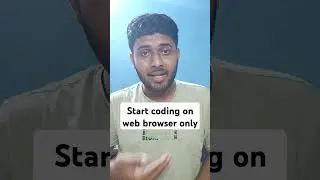 start coding on web browser