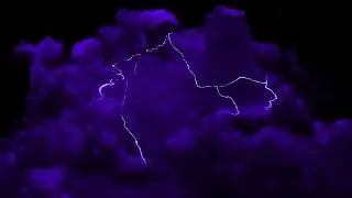 Purple Thunderstorm Flashing Lightning 10+ Hours Long Screensaver Wallpaper Background Video