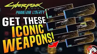 12 AMAZING Iconic Weapons YOU NEED! in CYBERPUNK 2077 Update 2.0!