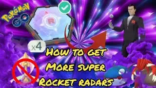 How to get MORE Super Rocket Radars for BETTER Shadow Legendaries! Pokémon Go