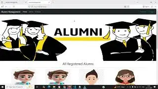 Alumni Management System Project using Python Django