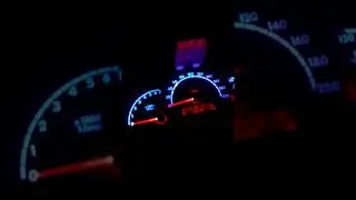 Пересвет приборной панели Вито 638 CDI в фиолетовый цвет.