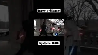 Rapier and Dagger Lightsaber Battle