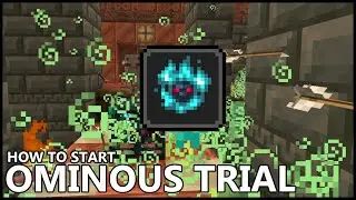 How To Start An OMINOUS TRIAL In MINECRAFT