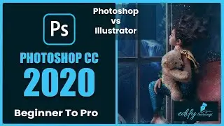 Photoshop vs Illustrator - Photoshop Tutorial # 22 (Beginner to Pro)